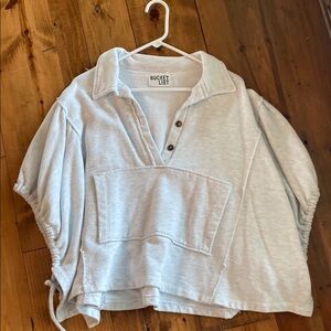 Bucket List Light Gray Pullover Hoodie